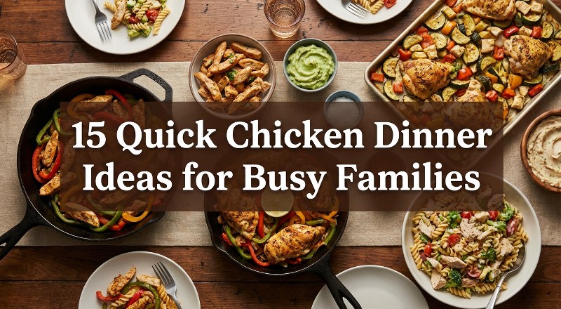 15 Quick Chicken Dinner Ideas for Busy Families - Recipes dreams
