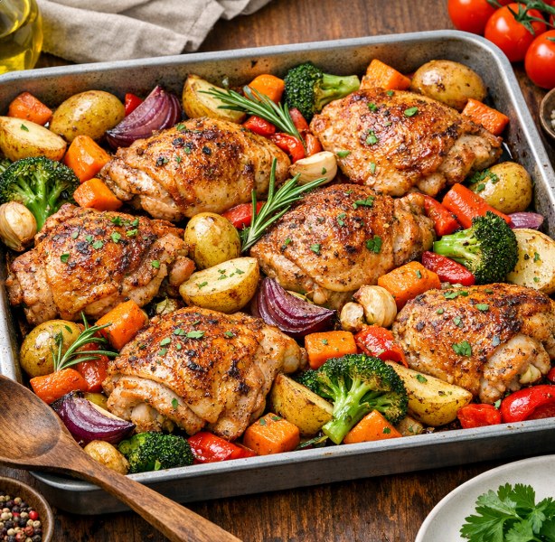 Baked Chicken with Vegetables