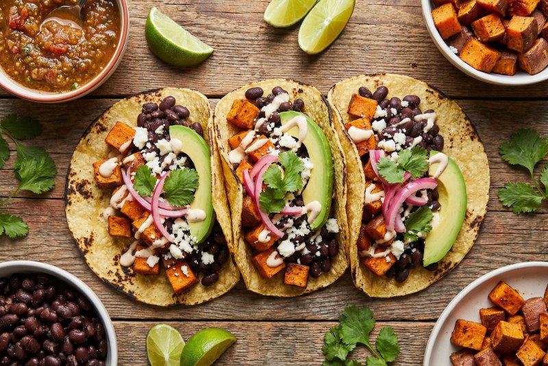 Black Bean & Sweet Potato Tacos