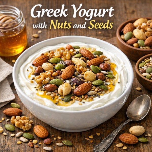 Greek Yogurt with Nuts and Seeds