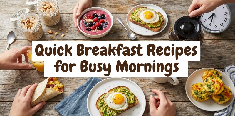 Quick Breakfast Recipes for Busy Mornings - Recipes dreams