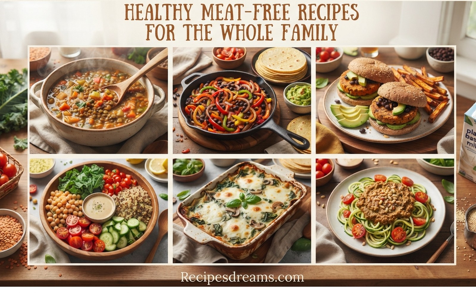 Healthy Meat-Free Recipes for the Whole Family