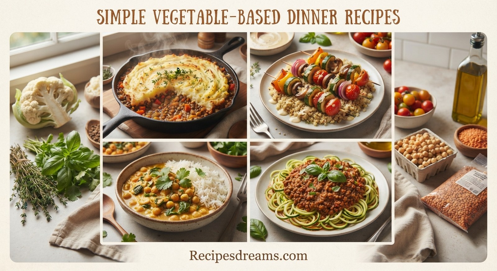 Simple Vegetable-Based Dinner Recipes